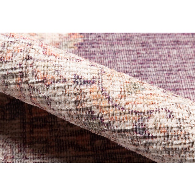 Momeni Helena Saloni Plum 3' X 5' Area Rug For Sale - Image 4 of 9