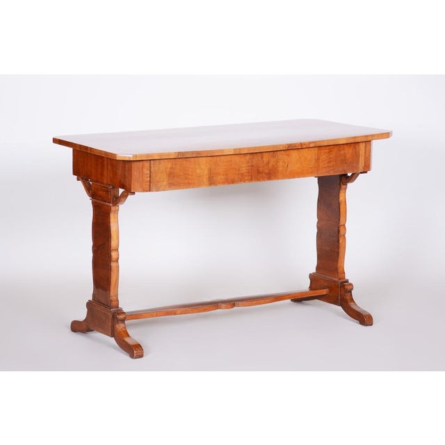 Biedermeier Table in Walnut, 1840s For Sale - Image 15 of 15