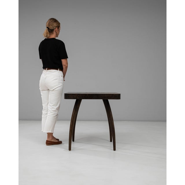 1960s Czech Black Patinated Spider Table By J. Halabala For Sale - Image 17 of 18