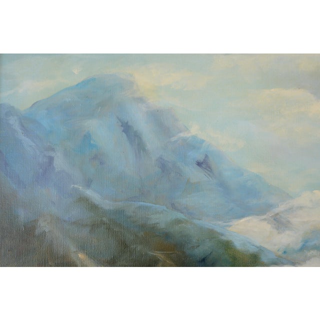 Vintage Kaye Harrer Cowboy With Nature Scene Painting For Sale In San Francisco - Image 6 of 11