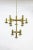 Large chandeliers designed in Sweden by Holger Johansson. Produced by Westal in the 1970s. Made from polished brass...