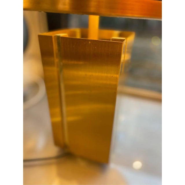 Metal Brass and Steel Lamps, 1970s, Set of 2 For Sale - Image 7 of 12