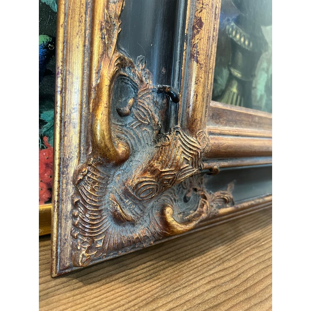 Spanish Baroque Gold and Black Frame, Fits Art 16x20 For Sale - Image 11 of 16