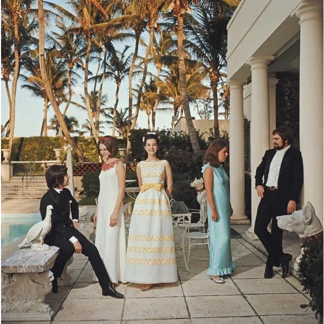 Palm Beach Debutantes (1968) Limited Estate Stamped (Photo By Slim Aarons) Young debutantes in Palm Beach, Florida, 1968....