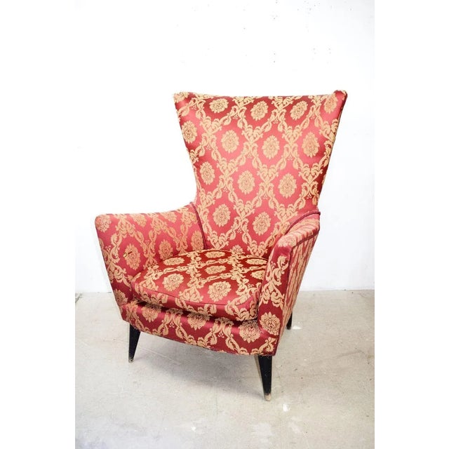 Mid-Century Modern Italian Armchair, 1960s For Sale - Image 3 of 14