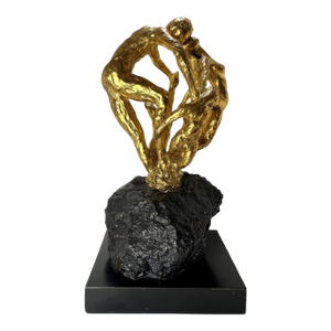 1960s Bronze Sculpture, "Commitment," by Annette F.