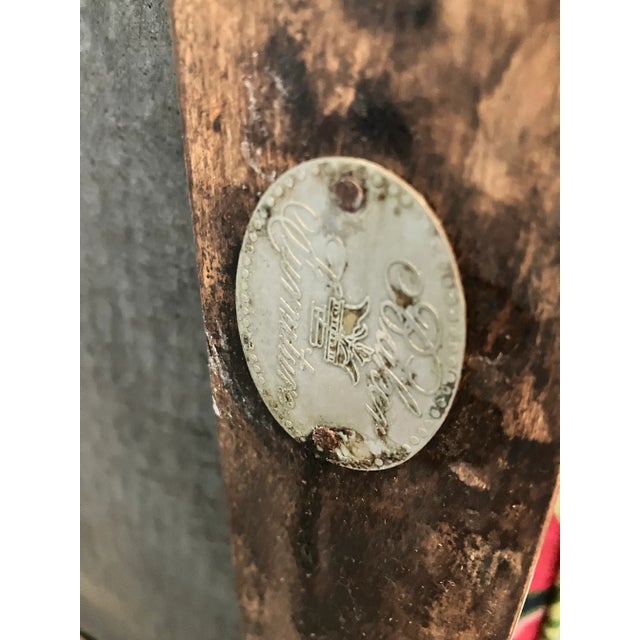 1960s Baker Faux Bamboo Bench For Sale - Image 9 of 10