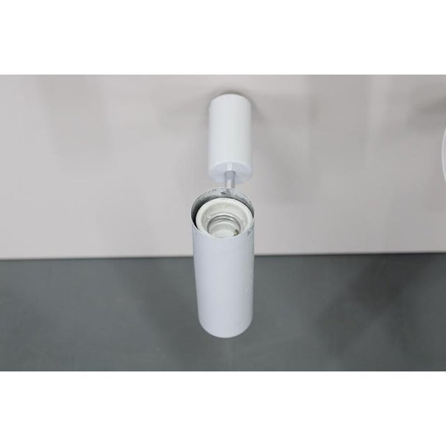 White Mid-Century Modern Adjustable Aluminium Wall Lights, Germany, 1970s, Set of 2 For Sale - Image 8 of 12