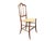 Mid-Century Modern Italian Wood and Vienna Straw Chiavari Chair attributed to Fratelli Levaggi, 1950s For Sale - Image 3 of 8