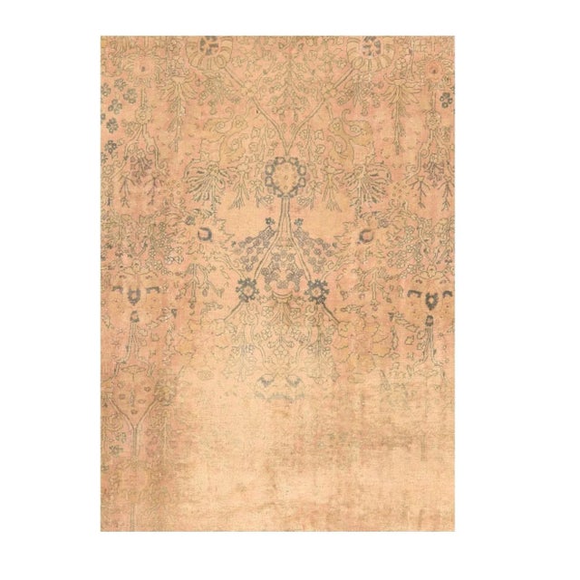 Traditional Antique Sivas Distress Look Rug 8'1'' X 10'5'' For Sale - Image 3 of 3