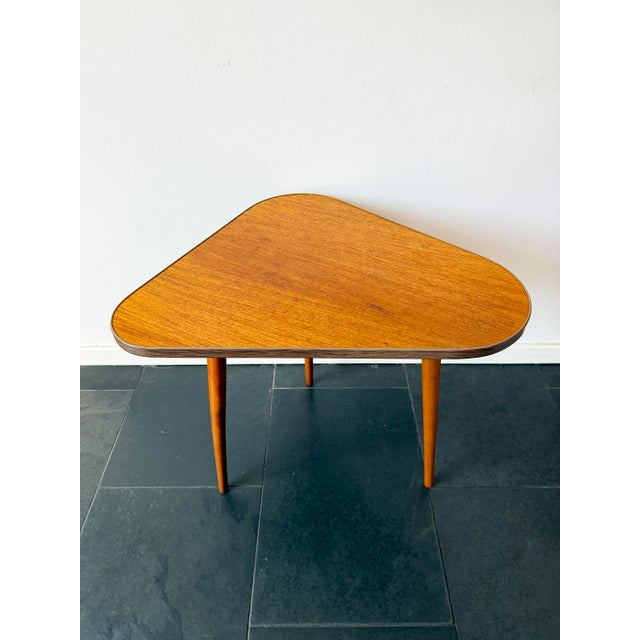 Large Mid-Century Modern Asymmetrical Wooden Coffee Table, 1960s For Sale - Image 4 of 12