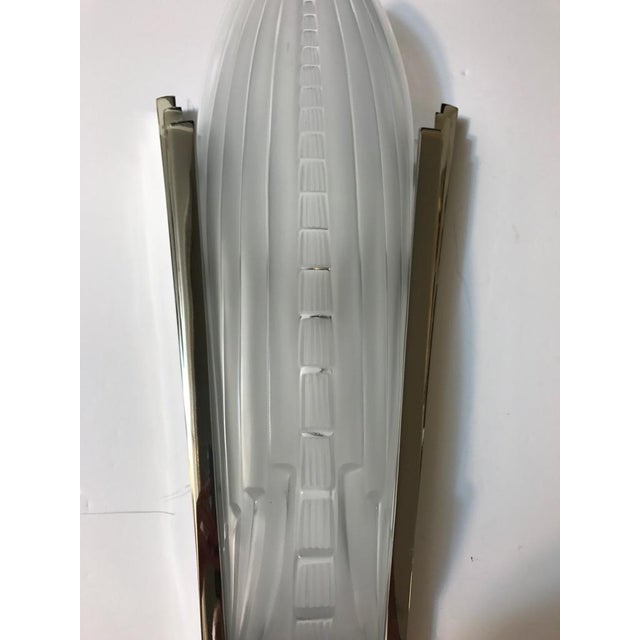 Gray French Art Deco Sconces Signed by Genet Et Michon - a Pair For Sale - Image 8 of 10