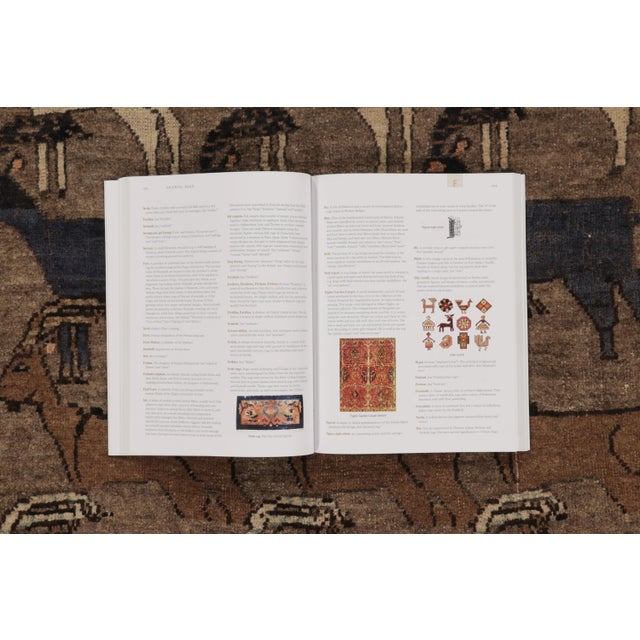 Vintage Persian Gabbeh Runner in Brown With Ibex Pictorials - Rug & Kilim For Sale - Image 9 of 10