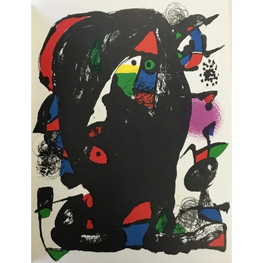 Artist: Joan Miro Country: Spain Title: Untitled v4-4 Medium: Original Lithograph Marks: Not signed not numbered Size:...