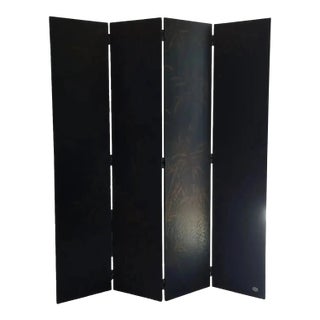 Baker Furniture Company Chinoiserie Coromandel Screen With Bamboo Pattern For Sale