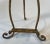 Metal Vintage Gold Gilt Metal Fancy Petite Easel For Sale - Image 7 of 7