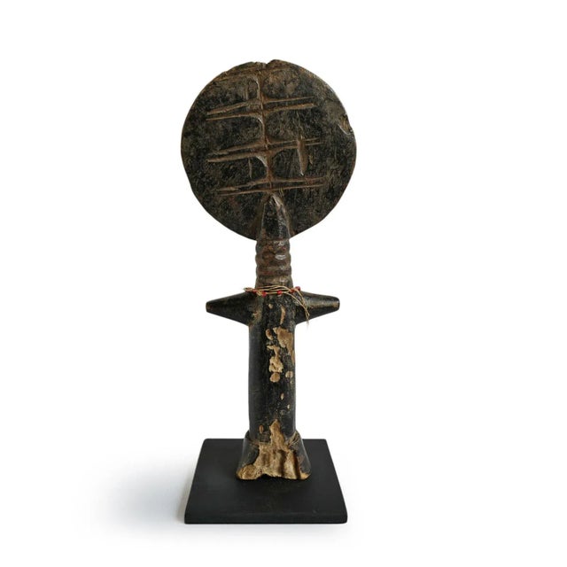 Folk Art Early 20th Century Ashanti Ghana Fertility Doll For Sale - Image 3 of 9