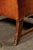 Mid 20th Century Tufted Vinyl Chesterfield Wingback Armchair in Brown For Sale - Image 15 of 17