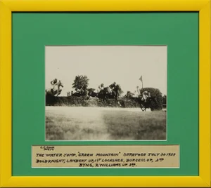 The Water Jump "Green Mountain" B&w C1928 Photo