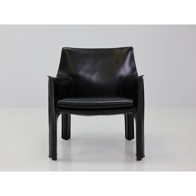 414 CAB Lounge Chairs by Mario Bellini for Cassina, Set of 4 For Sale - Image 6 of 13