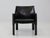Model CAB 413 Armchairs in Black Leather by Mario Bellini for Cassina, 1977, Set of 4 For Sale - Image 6 of 13