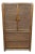 Vintage Rattan Bamboo Cabinet, 1970s For Sale