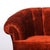 Art Deco Curved Channel-Back Scroll-Arm Sofa With Ebonized Tapered Supports For Sale - Image 4 of 16