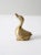 Mid Century Brass Duck Figurine For Sale - Image 6 of 9