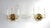 Antique Brass and Lead Crystal Wall Lamps from Palwa, 1960s, Set of 2, in Very Good conditions. Designed 1960 to 1969 I...