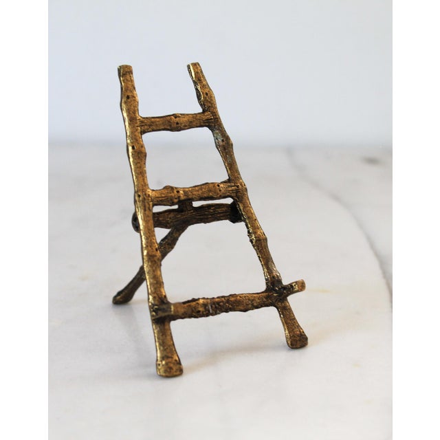 Vintage Faux Bamboo Art Easel For Sale - Image 4 of 9
