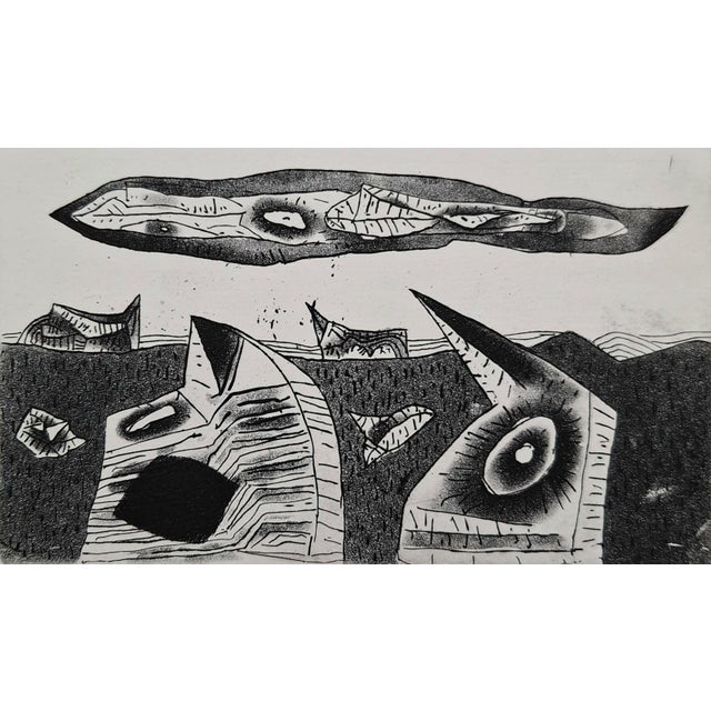 Jerzy Dmitruk, Guardian Angel and His Workmate (The Promised Heaven), 2001, Etching For Sale - Image 6 of 7