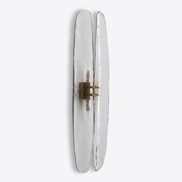 Metal Clear Dahlia Wall Light from Pure White Lines For Sale - Image 7 of 10