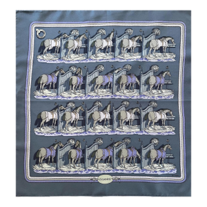Hermès Gavroche Scarf “Écurie” 1993