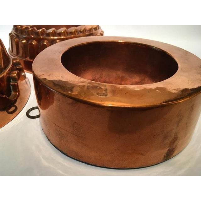 Copper Kitchen Pudding Molds for Wall Decoration, France, 1790s, Set of 3 For Sale - Image 12 of 18