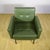 1970s Green Leatherette Armchairs with Metal Frames and Foam Padding, 1970s, Set of 2 For Sale - Image 5 of 9