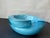 Metal 1950s Alfredo Barbini Blue With Gold Flecks Bowl Ashtray For Sale - Image 7 of 13