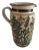Mediterranean Style Floral Ceramic Signed “Steffishburg Hs” Pitcher/Vase For Sale