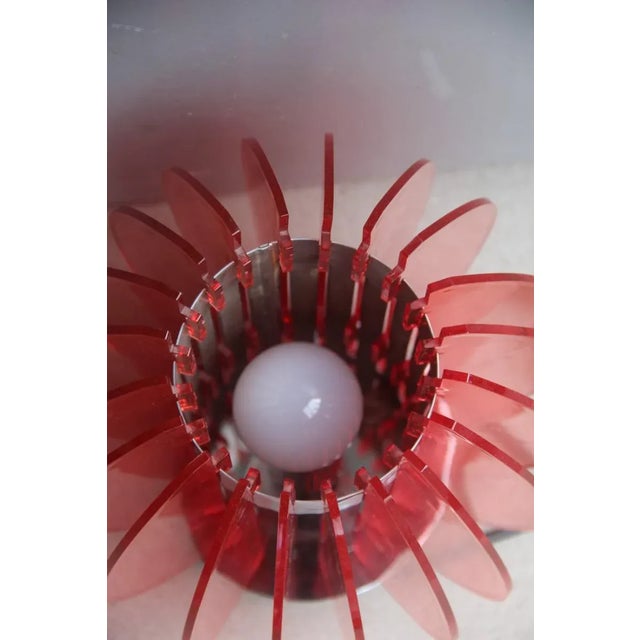 Table Lamp in Acrylic Glass, 1980s For Sale - Image 3 of 7