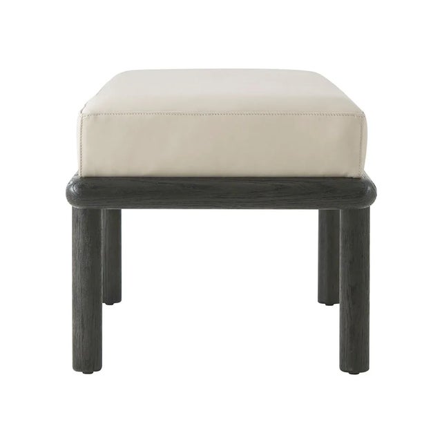 Modern Dark Oak Modern Bench For Sale - Image 3 of 4