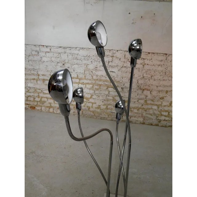 Hydra Floor Lamp by Pierre Folie, 1970s, in Very Good conditions. Designed 1970 to 1979 I have official proof of...