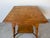 1920s Antique French Farmhouse Turned Oak Wood Accent Table With Lower Shelf/ Sold For Sale - Image 5 of 12