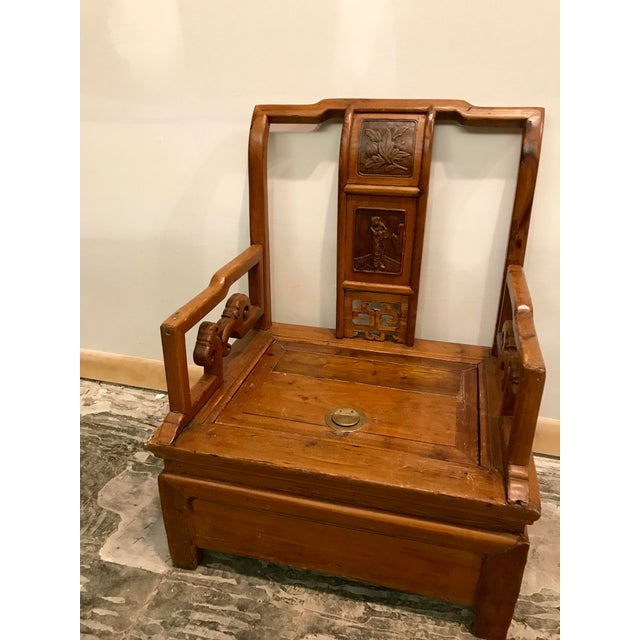 1800 S Asian Chamber Pot Chair