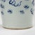 Blue Chinese Blue and White Porcelain Vase With Foo Lions and Cloud Motif For Sale - Image 8 of 12