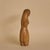 Mid-Century Modern Vintage Female Form Carved Wooden Sculpture For Sale - Image 3 of 10