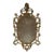 Italian Rococo Giltwood Wall or Console Mirror, Distressed For Sale