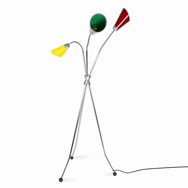 Vintage Floor Lamp from from Lidokov, 1950s For Sale - Image 4 of 10