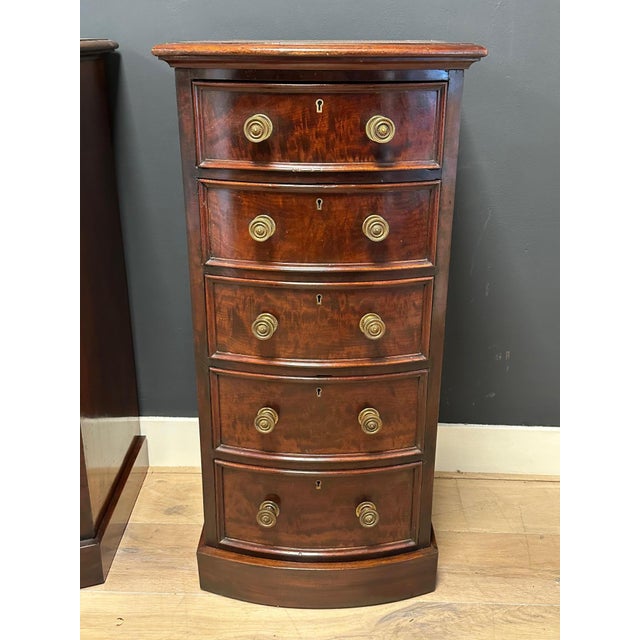 Wood Bedside Tables in Mahogany from Befos, Set of 2 For Sale - Image 7 of 11