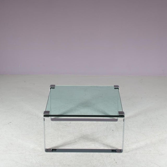 Metal Modern Coffee Table by Peter Draenert from Belgium, 1960s For Sale - Image 7 of 9