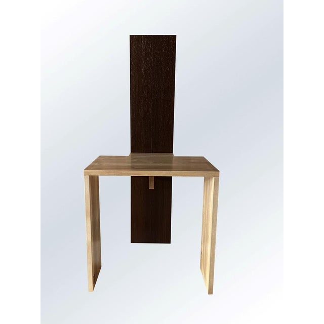 Wood Cimabue Wengè Chair by Ferdinando Meccani for Meccani Design For Sale - Image 7 of 7