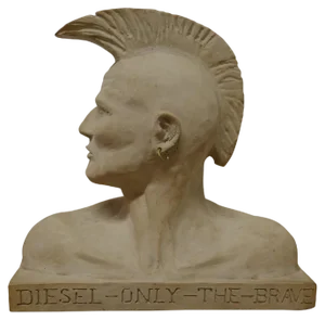 Only the Brave Diesel Trade Sign, 1978